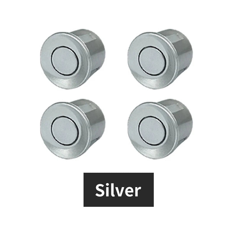 Hippcron 4PCS 22mm Car Parking Sensors Backup Radar System Black Red Blue Gold Grey Silver Champagne Gold White Color Sensor