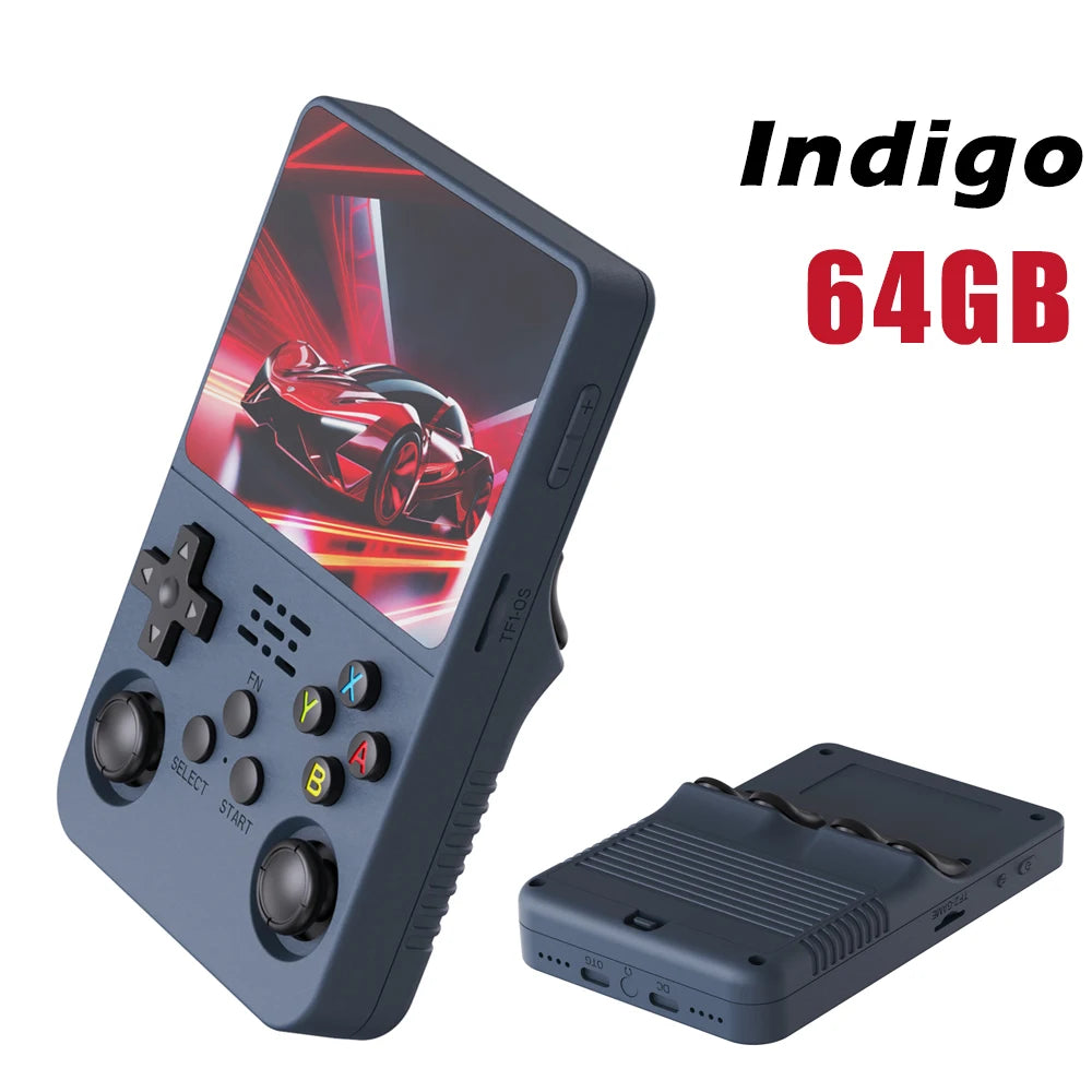 Original R36S Portable Handheld Game Controller with 3.5" HD Screen, Rechargeable Battery - Perfect Christmas Gift for Gamers