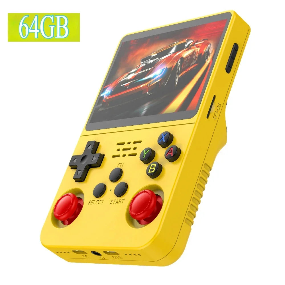 Original R36S Portable Handheld Game Controller with 3.5" HD Screen, Rechargeable Battery - Perfect Christmas Gift for Gamers
