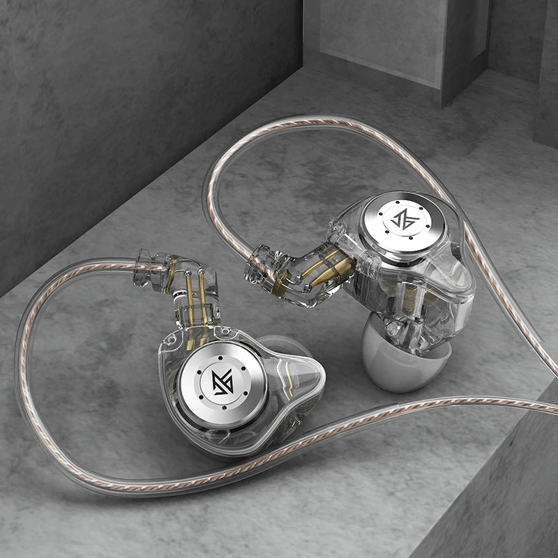 KZ edx pro Headset Dynamics in the Ear Monitor Hifi Wired Headset Bass Stereo Game Music Headset Noise Cancellation Headset