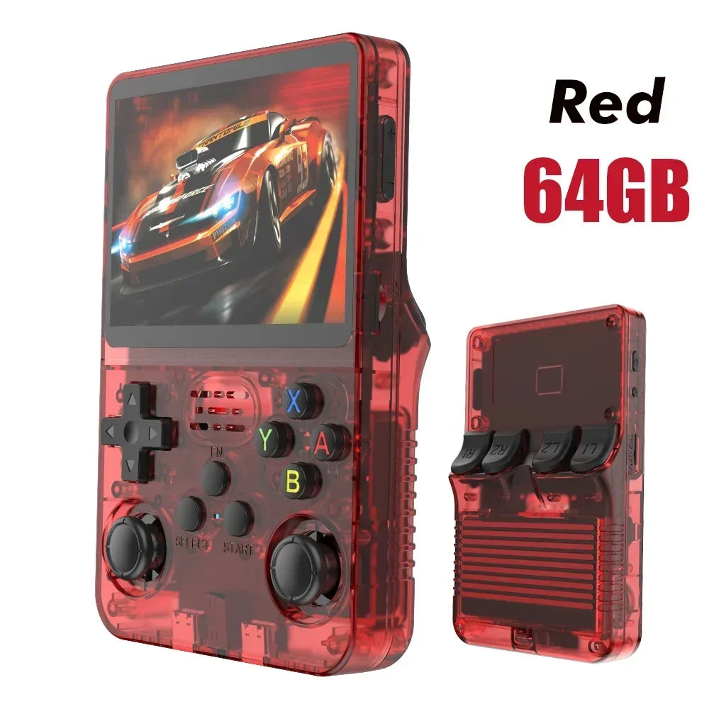 Original R36S Portable Handheld Game Controller with 3.5" HD Screen, Rechargeable Battery - Perfect Christmas Gift for Gamers