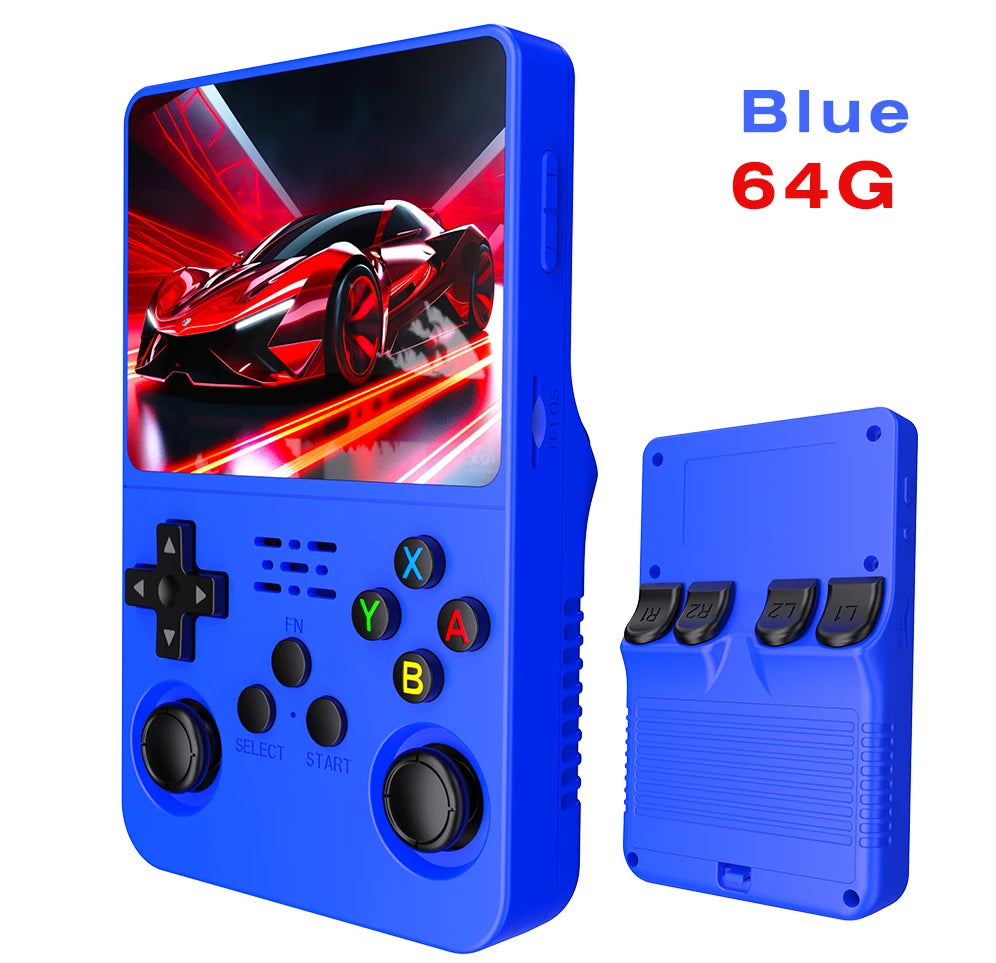 Original R36S Portable Handheld Game Controller with 3.5" HD Screen, Rechargeable Battery - Perfect Christmas Gift for Gamers