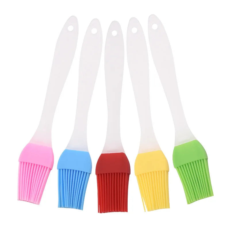 Oil Brush Kitchen Pancake Edible Baking Brush Household Pancake High Temperature Resistant Non-Shedding Barbecue Silicone Oil
