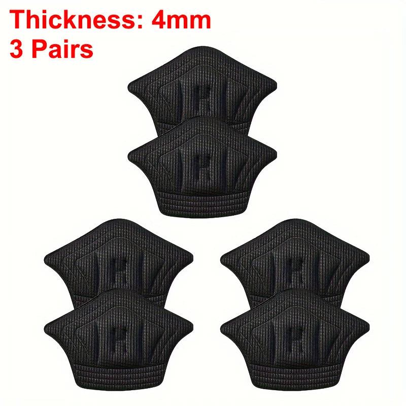 3pair/6pcs Insoles Patch Heel Pads for Sport Shoes Back Sticker Adjustable Size Antiwear Feet Pad Cushion Insert Insole