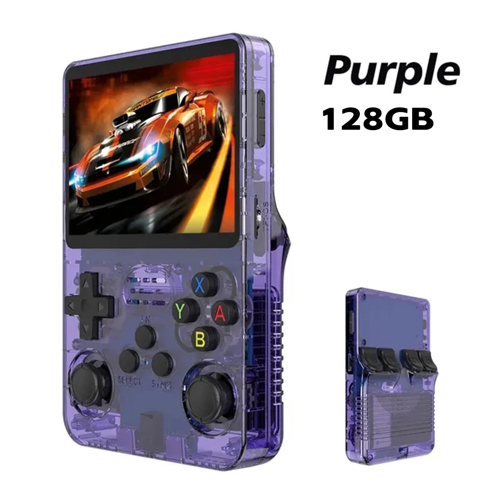 Original R36S Portable Handheld Game Controller with 3.5" HD Screen, Rechargeable Battery - Perfect Christmas Gift for Gamers