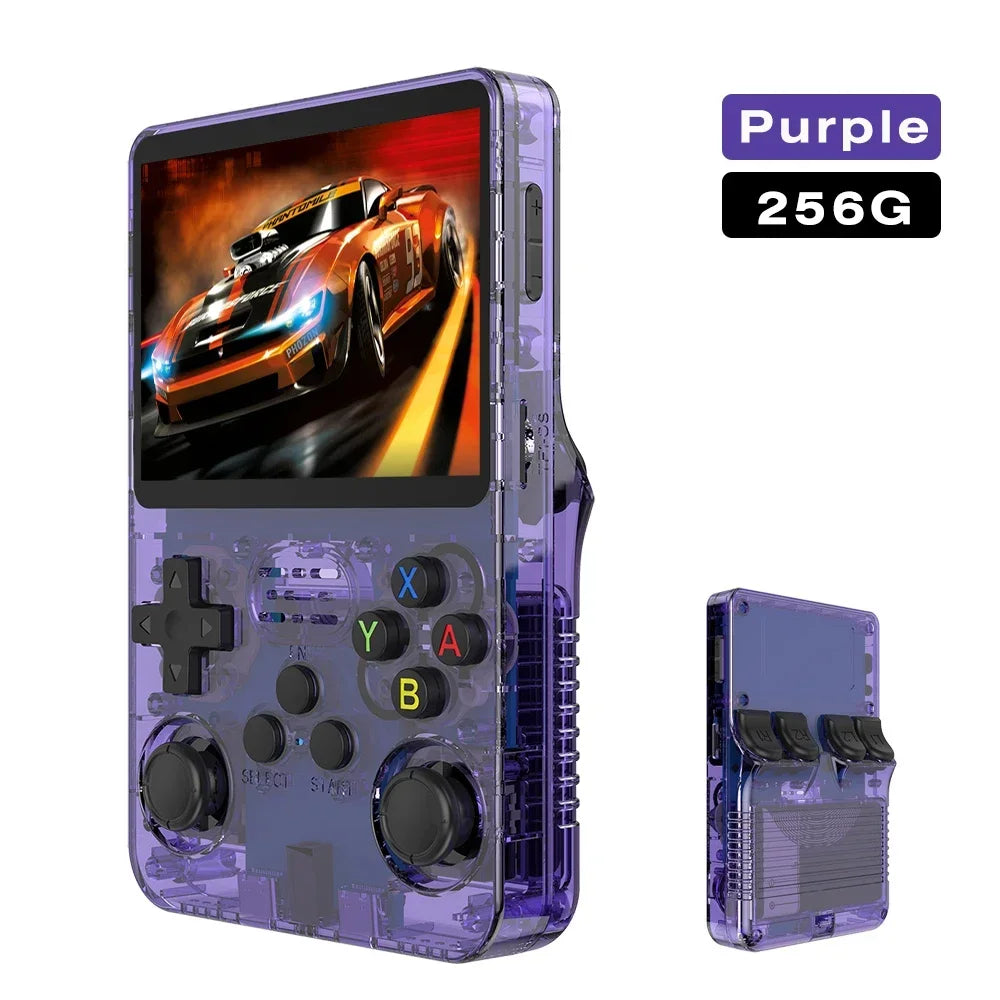 Original R36S Portable Handheld Game Controller with 3.5" HD Screen, Rechargeable Battery - Perfect Christmas Gift for Gamers