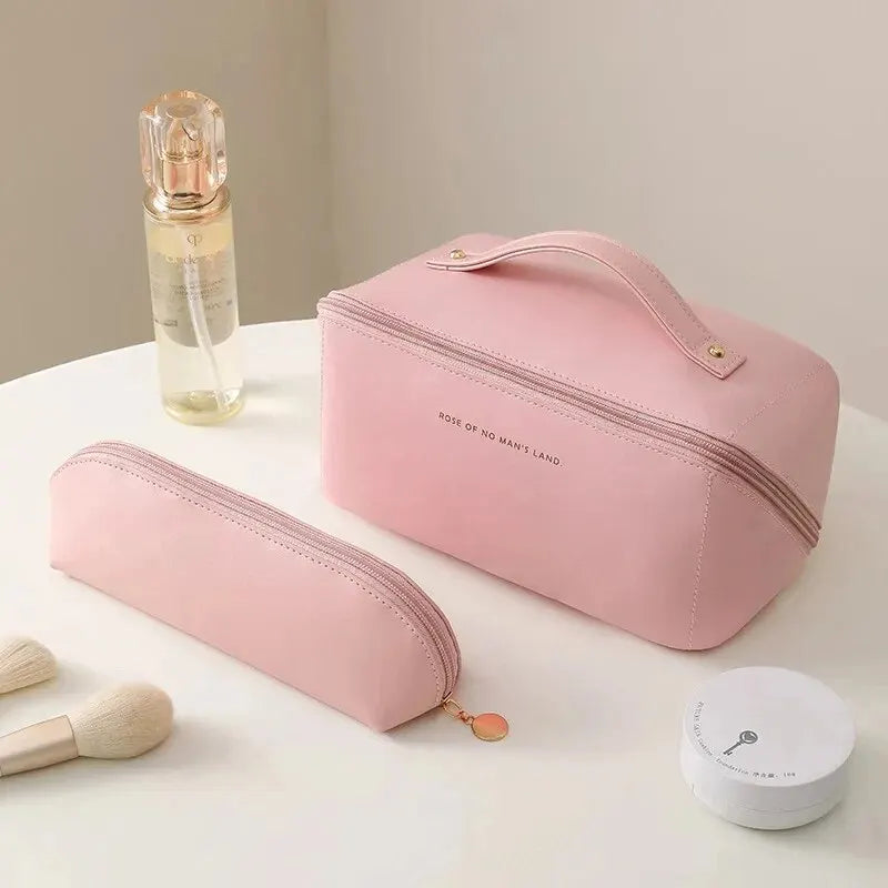 Portable Travel Cosmetics Storage Bag Large-Capacity Makeup Bag Waterproof Beauty And Skincare Beauty Pillow Toiletries Handbag