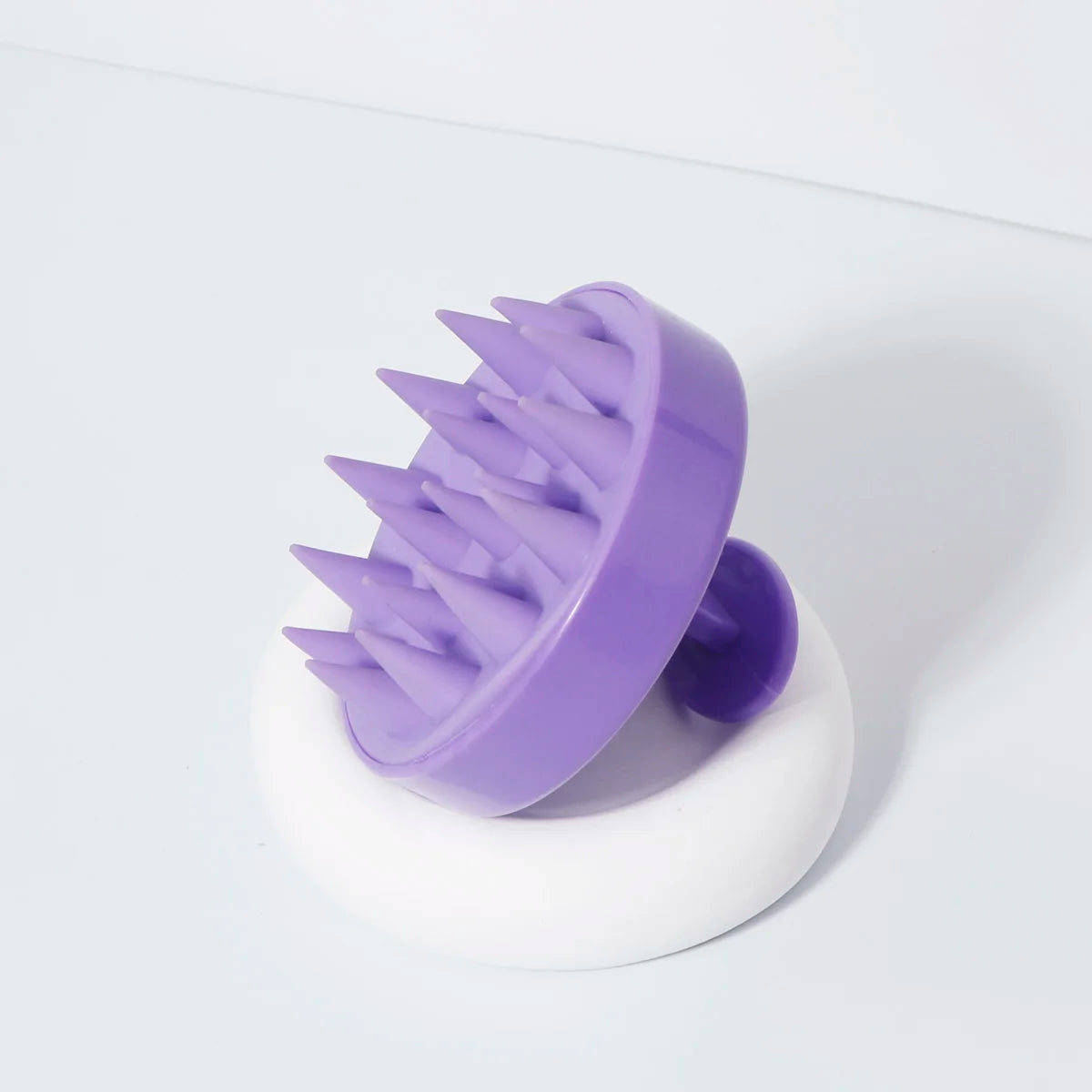 Silicone Shampoo Scalp Hair Massager Head Body Scalp Massage Brush Scalp Massage Brush Comb Magic Handle Brush Spa Massage Brush