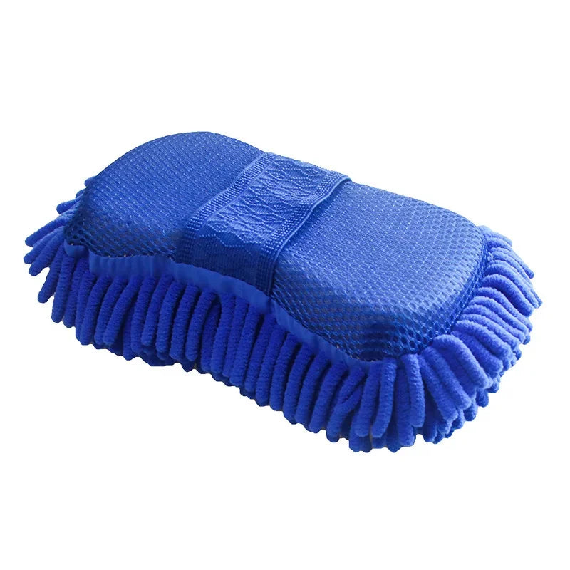 Car Wash Glove Microfiber Chenille Car Wash Sponge Care Washing Detailing Brush Pad Multifunction Cleaning Tool