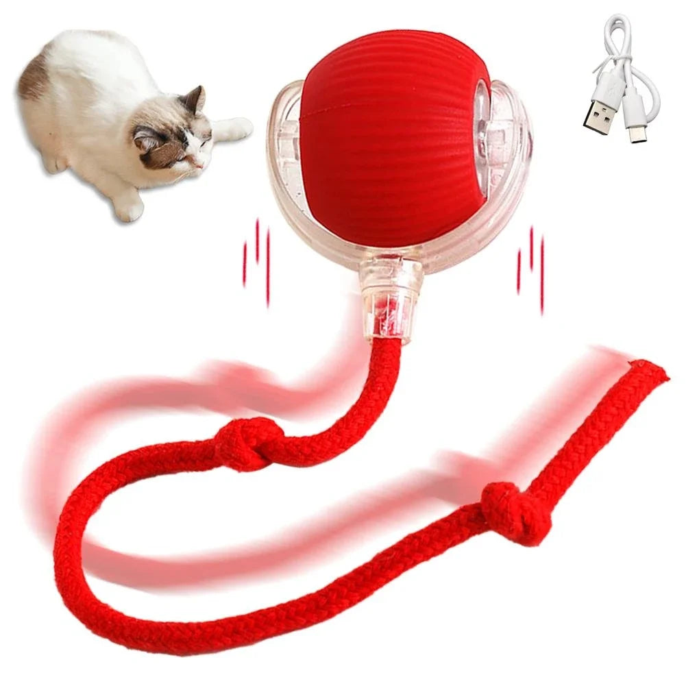 Intelligent interactive cat ball long-lasting and durable easy to clean intelligent obstacle avoidance pet cat and dog toys