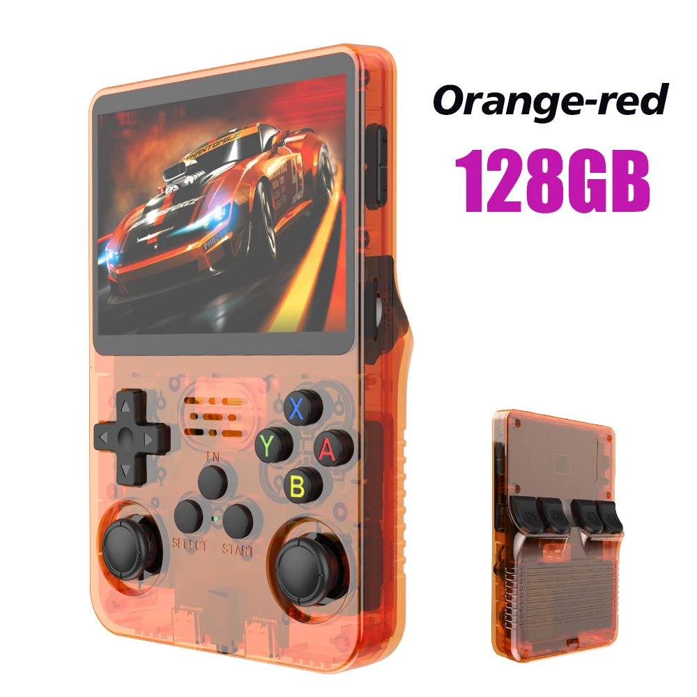 Original R36S Portable Handheld Game Controller with 3.5" HD Screen, Rechargeable Battery - Perfect Christmas Gift for Gamers