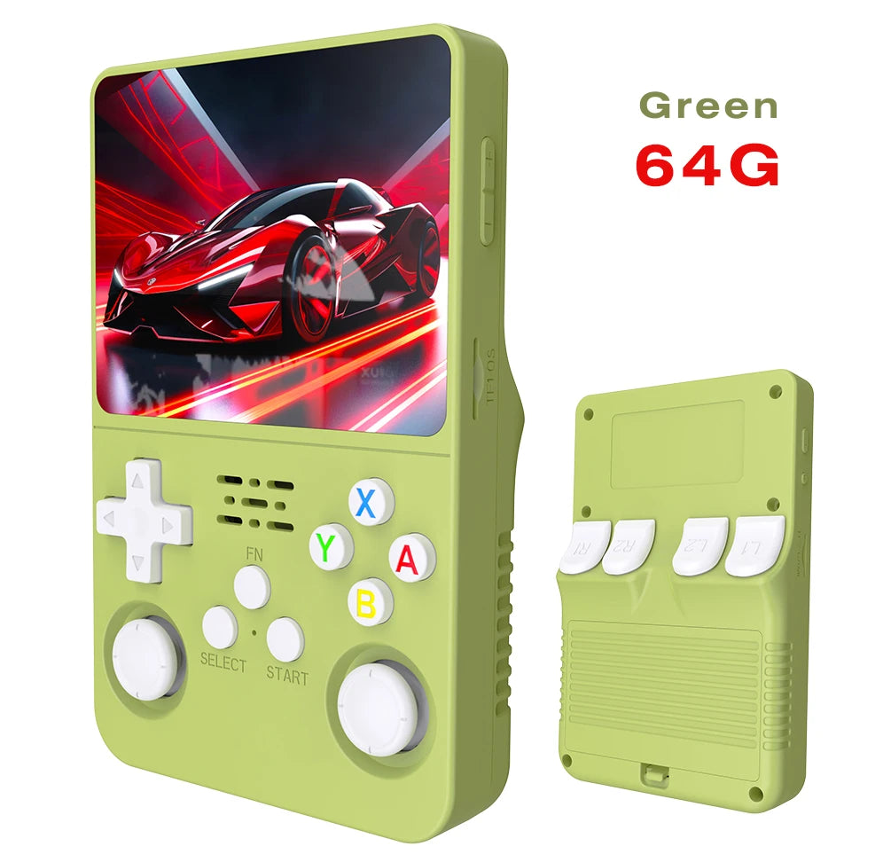 Original R36S Portable Handheld Game Controller with 3.5" HD Screen, Rechargeable Battery - Perfect Christmas Gift for Gamers