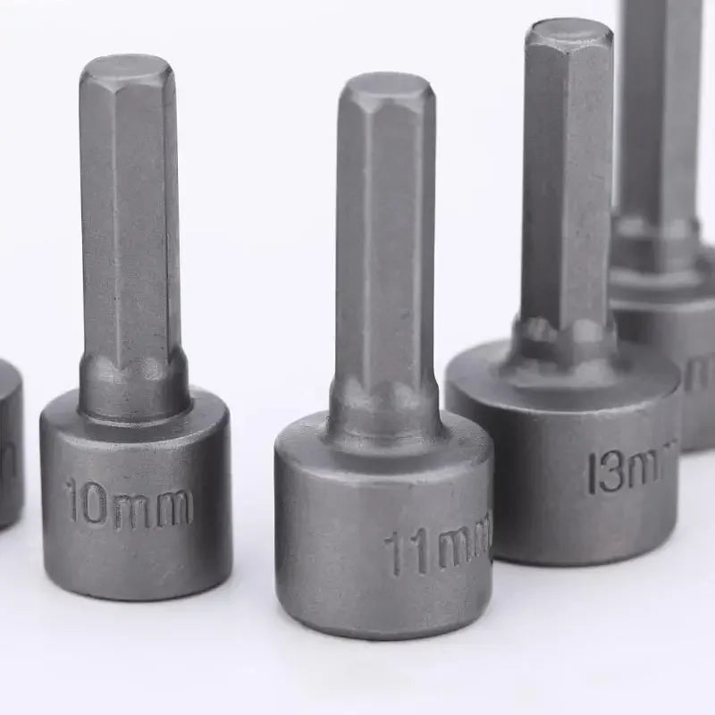 9-14pcs 5mm-13mm Hex Sockets Sleeve Nozzles Nut Driver Set Screwdriver Set Schroevendraaier Set Bits Sets Tools Socket Wrenches