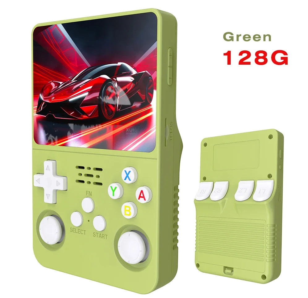 Open Source R36S Retro Handheld Video Game Console Linux System 3.5 Inch IPS Screen Portable Pocket Video Player 64GB Games