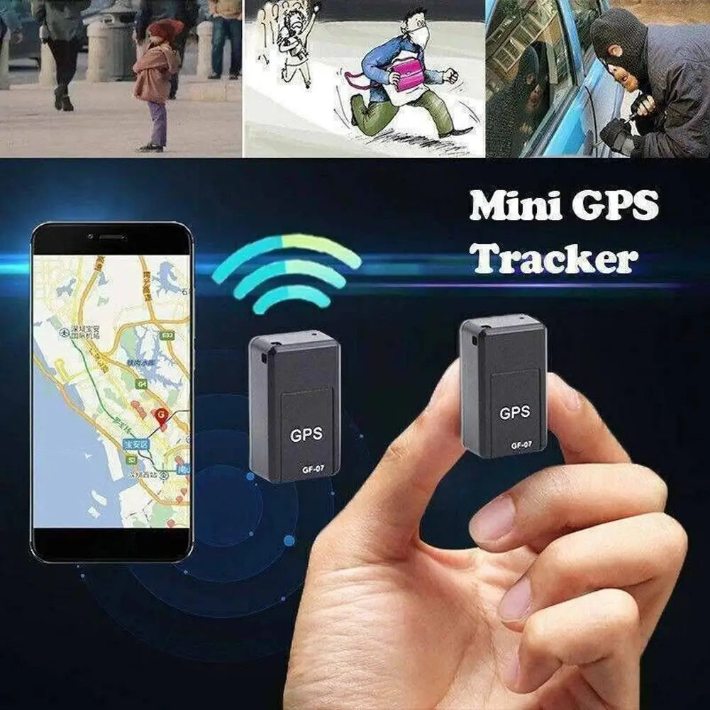 Car GPS Tracker GF07 Vehicle GPS Locator Strong Magnetic Real-time GPS Tracking Device Anti-lost Alarm GPS Position APP
