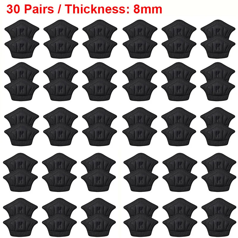 3pair/6pcs Insoles Patch Heel Pads for Sport Shoes Back Sticker Adjustable Size Antiwear Feet Pad Cushion Insert Insole