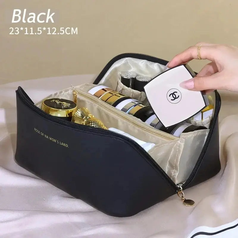Portable Travel Cosmetics Storage Bag Large-Capacity Makeup Bag Waterproof Beauty And Skincare Beauty Pillow Toiletries Handbag