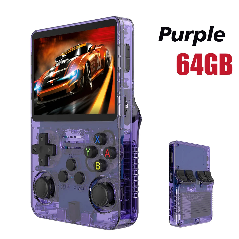 Original R36S Portable Handheld Game Controller with 3.5" HD Screen, Rechargeable Battery - Perfect Christmas Gift for Gamers