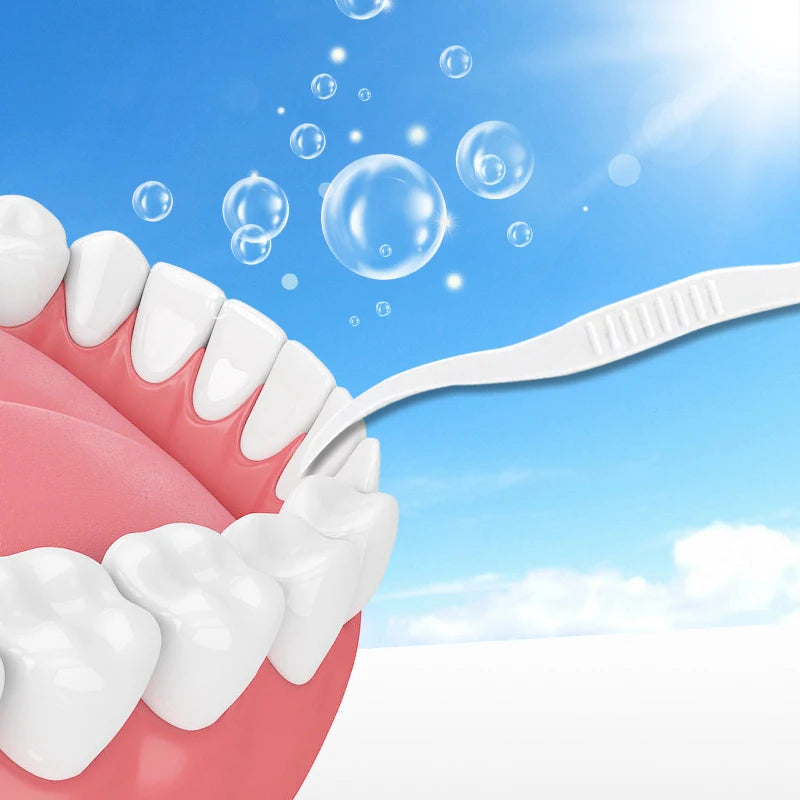 1/2/3/5/10 Box Portable Disposable Dental Floss Plastic Toothpick High-tension Dental Floss Stick Dental Floss Box ﻿Oral Care