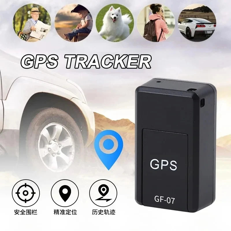 Car GPS Tracker GF07 Vehicle GPS Locator Strong Magnetic Real-time GPS Tracking Device Anti-lost Alarm GPS Position APP