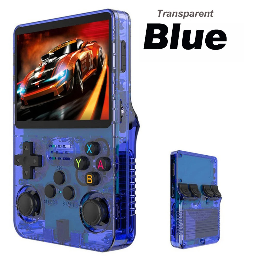 128GB R36S Retro Handheld Video Game Console 3.5Inch IPS Screen Player Kid Portable Pocket Video Player Games Arkos System