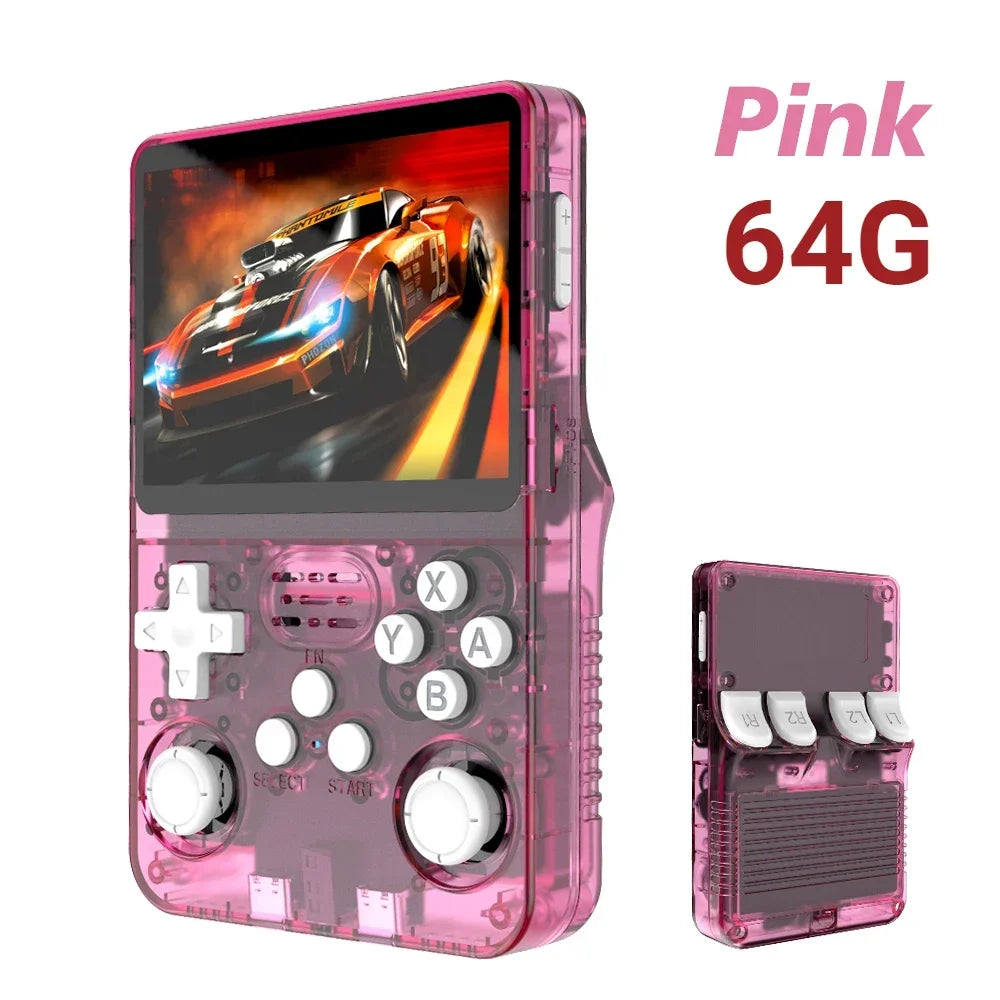 Original R36S Portable Handheld Game Controller with 3.5" HD Screen, Rechargeable Battery - Perfect Christmas Gift for Gamers